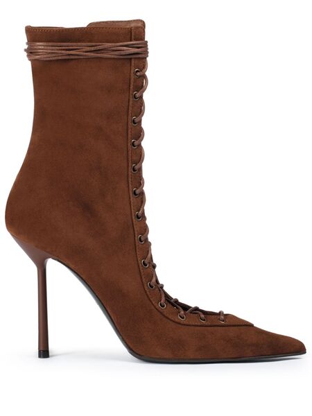  Le Silla 100mm Colette Boots - Brown 