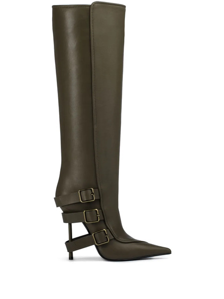  Le Silla 120mm Courtney Boots - Green 