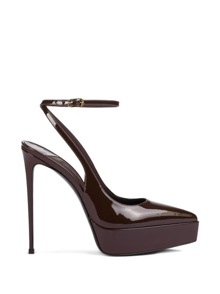  Le Silla Uma Slingback Heeled Pumps - Brown 