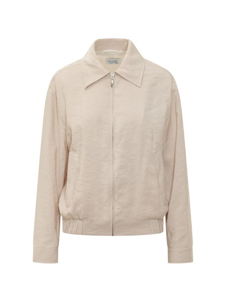  Le Sully Studio Zip Bomber Jacket - Neutrals 