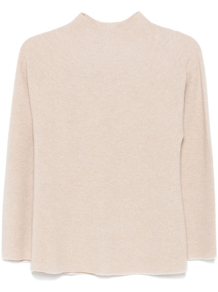  Le Tricot Perugia Fine-ribbed Sweater - Neutrals 