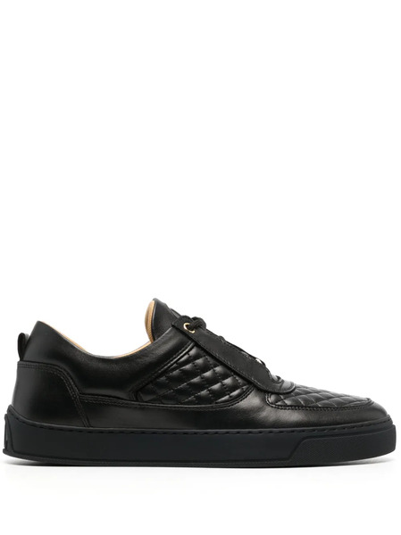  Leandro Lopes Black Lace-up Sneakers 
