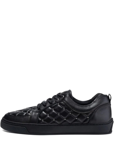  Leandro Lopes Ezio Quilted-pattern Sneakers - Black 