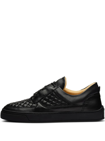  Leandro Lopes Faisca Quilted-pattern Sneakers - Black 