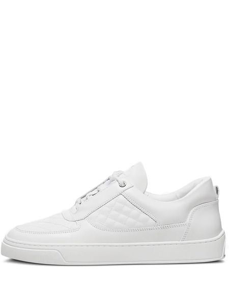  Leandro Lopes Faisca Quilted-pattern Sneakers - White 