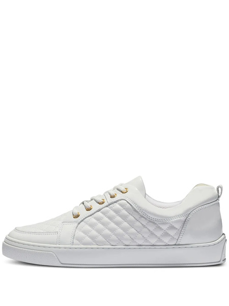  Leandro Lopes Quilted Leather Sneakers - White 