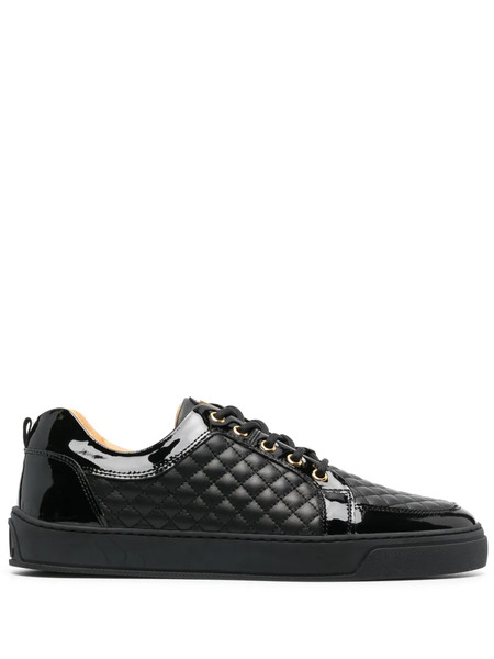  Leandro Lopes Quilted Low-top Sneakers - Black 