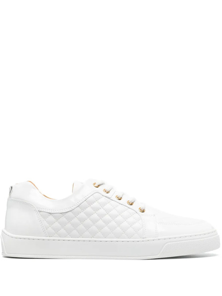  Leandro Lopes Quilted Low-top Sneakers - White 