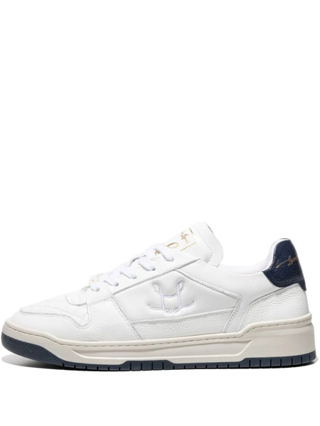  Leandro Lopes Tony Embroidered-logo Sneakers - White 