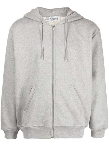 Leathersmith Of London Drawstring-hooded Bomber Jacket - Grey 