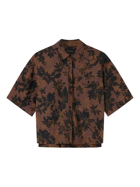  Lee Mathews Ivy Floral-pattern Shirt - Brown 