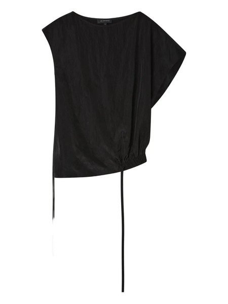  Lee Mathews Kiki Asymmetric-neck Top - Black 