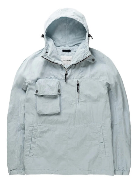  Left Hand Hooded Pocket Jacket - Blue 