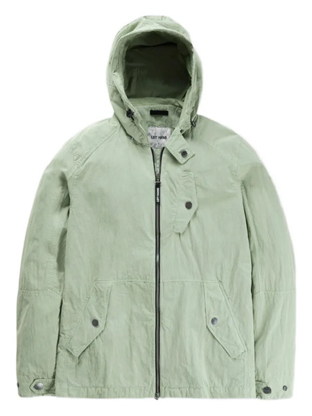  Left Hand Hooded Zip-front Jacket - Green 