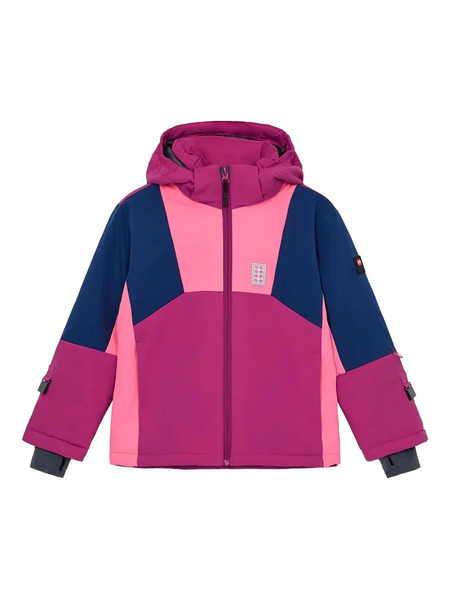  Lego Hooded Colourblock Jacket - Pink 