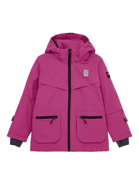  Lego Hooded-pocket Jacket - Pink 