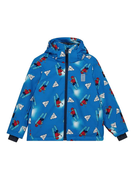  Lego Printed-hooded Jacket - Blue 
