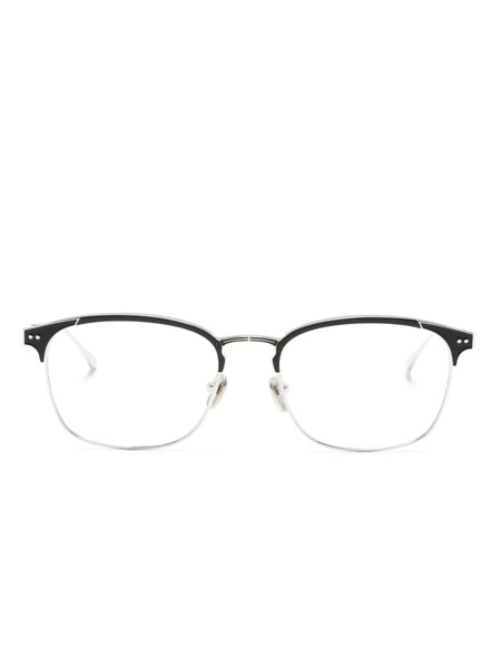  Leisure Society Club 55 Round-frame Glasses - Silver 