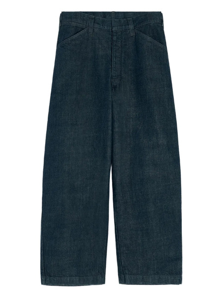  Lemaire Adjustable-strap Jeans - Blue 