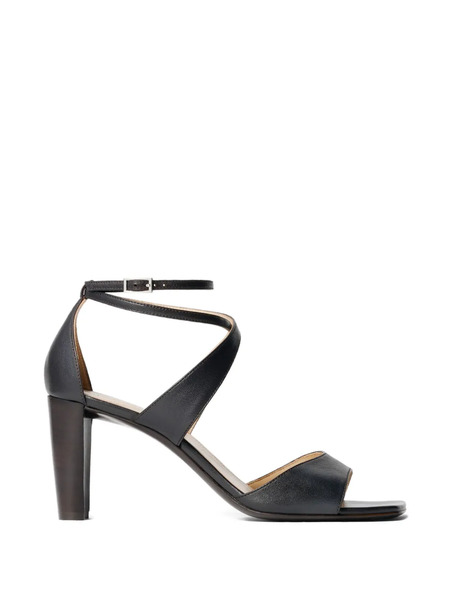  Lemaire Ankle Strap Cross Sandals - Black 