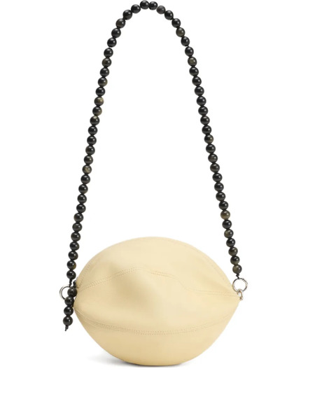 Lemaire Balloon Beaded-strap Shoulder Bag - Yellow 