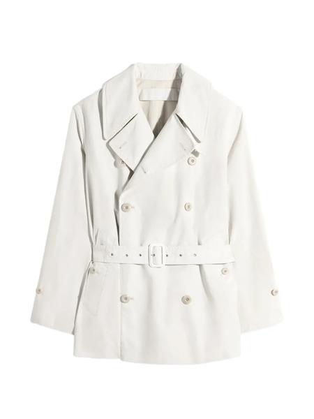  Lemaire Belted Trench Coat - Neutrals 