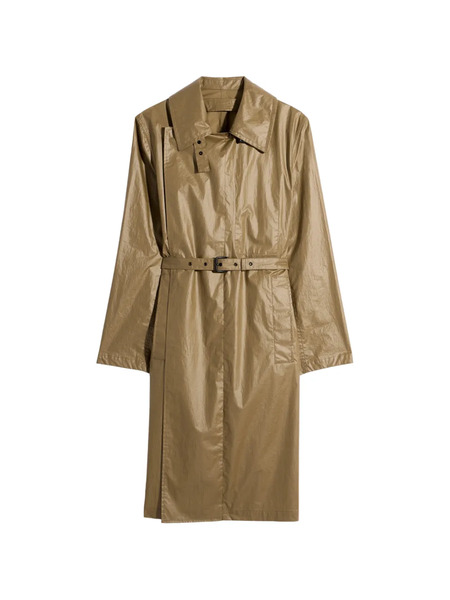  Lemaire Belted Wrap Coat - Neutrals 