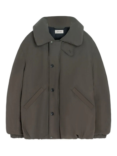  Lemaire Bubble-collar Puffer Jacket - Grey 