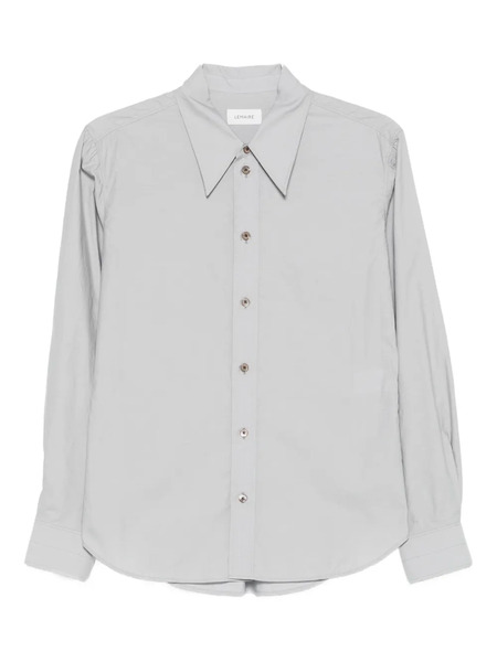  Lemaire Button-down Long-sleeve Shirt - Blue 