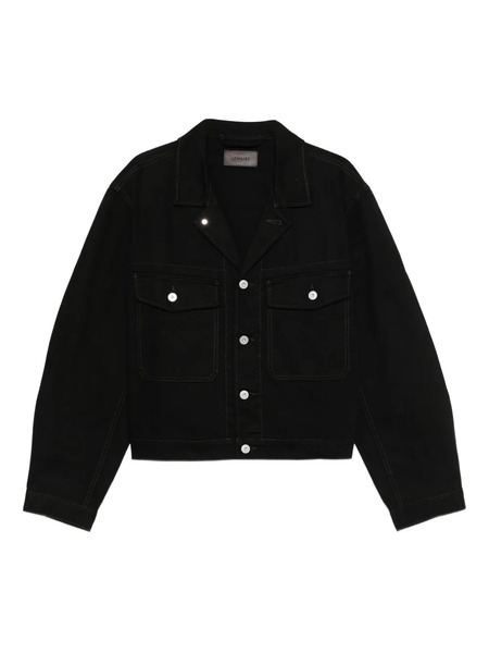  Lemaire Button-fastening Flap-pocket Jacket - Black 