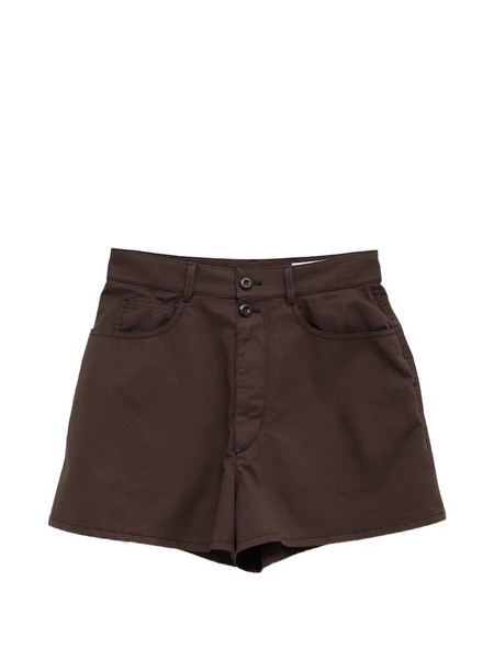  Lemaire Button Shorts - Brown 