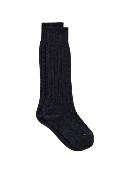  Lemaire Chunky Ribbed Socks - Grey 
