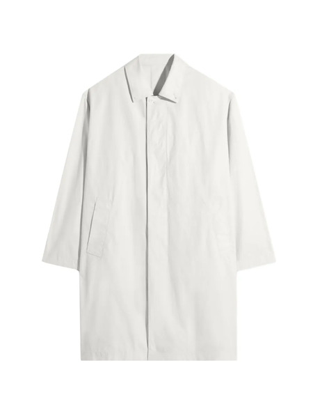  Lemaire Classic Woven Car Coat - Neutrals 