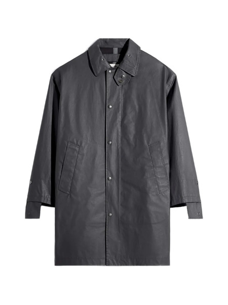  Lemaire Coated Parka Raincoat - Black 