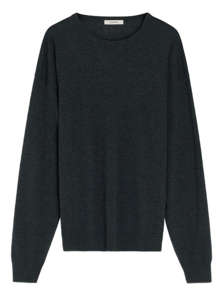  Lemaire Crew Neck Wool-blend Sweater - Black 