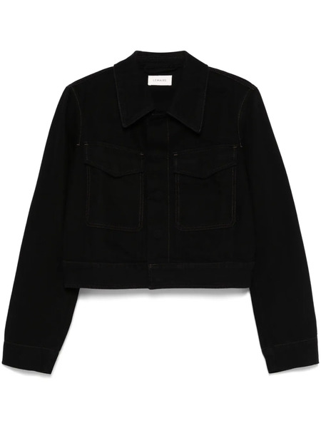 Lemaire Cropped Jacket - Black 