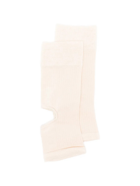  Lemaire Cut-out Rib Socks - Neutrals 
