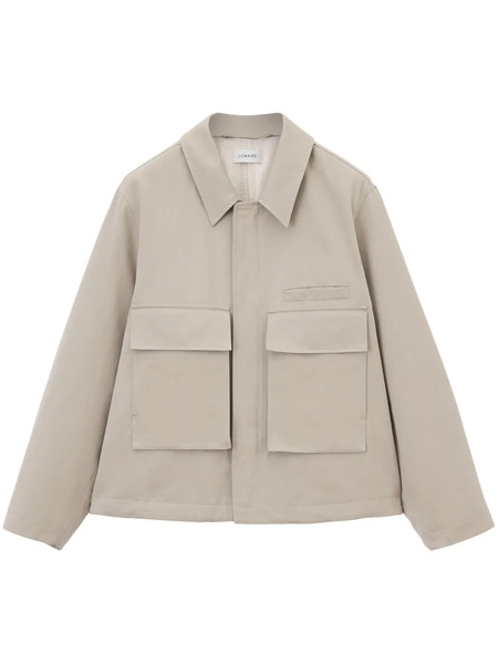  Lemaire 3d Pockets Quilted Jacket - Neutrals 