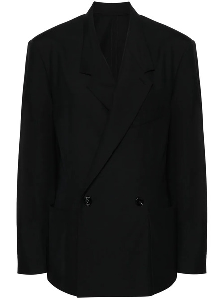  Lemaire Double-breasted Blazer - Blue 