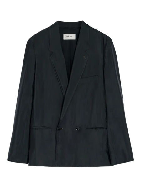  Lemaire Double-breasted Blazer - Blue 