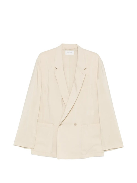  Lemaire Double-breasted Blazer - Neutrals 