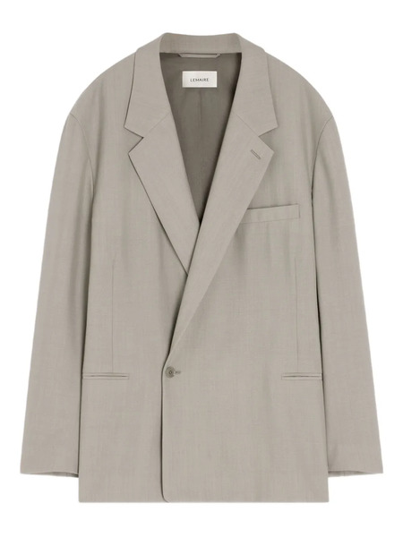  Lemaire Double-breasted Tailored Blazer - Neutrals 