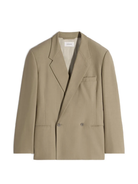  Lemaire Double-breasted Tailored Jacket - Neutrals 