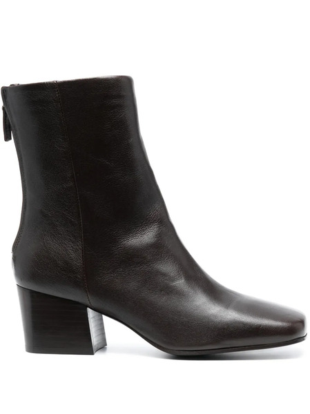  Lemaire Leather Ankle Boots - Brown 