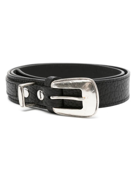  Lemaire Leather Belt - Black 