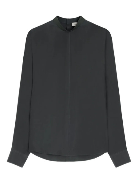  Lemaire Long-sleeve Plastron Blouse - Grey 