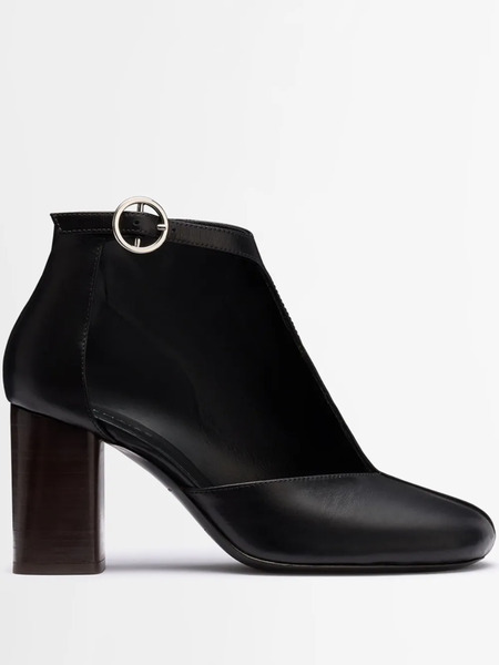  Lemaire 80mm Cut Out Boots - Black 