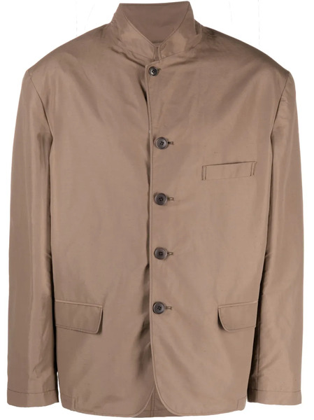  Lemaire Notched-lapel Single-breasted Jacket - Brown 