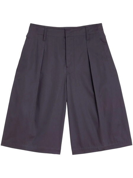  Lemaire Pleated Bermuda Shorts - Blue 