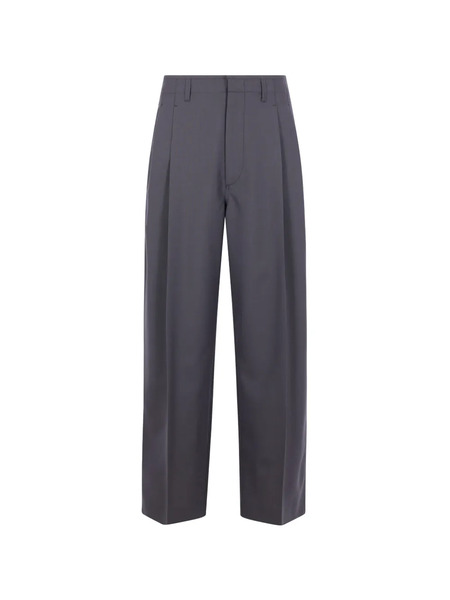 Lemaire Pleated Tailored Trousers - Grey 